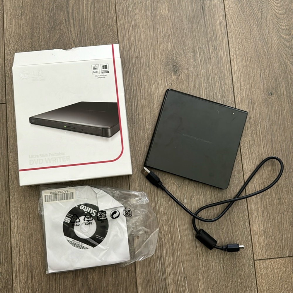 LG ultra slim portable DVD writer